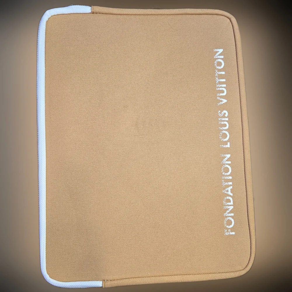 Louis Vuitton Foundation Beige Tablet Sleeve
